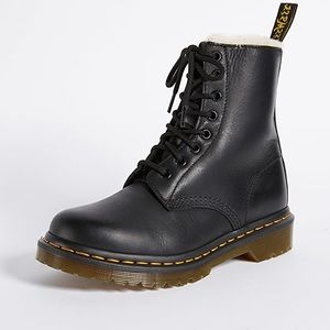 Dr. Martens 1460 Serena Boots with Faux Fur Lining
